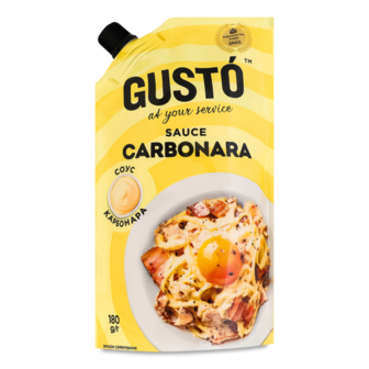 Соус "Карбонара" ТМ Gusto, 180г