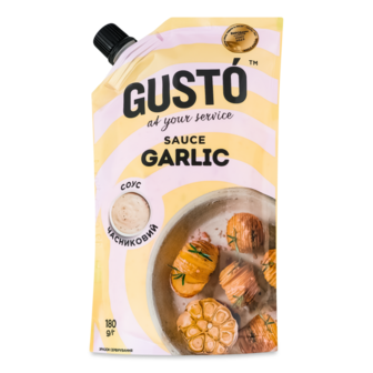 Соус "Часниковий" ТМ Gusto, 180г