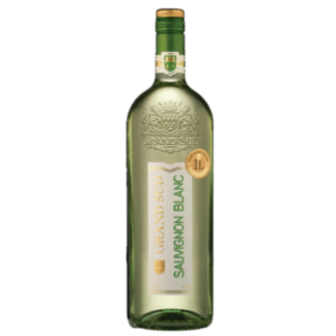 Вино Grand Sud Sauvignon біле напівсухе 1л
