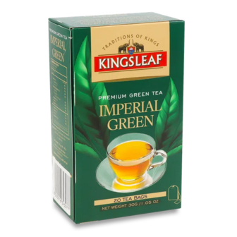 Чай зелений Kingsleaf Imperial Green (20*1,5г)