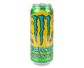 Напій енергетичний Monster Energy Rio Punch безалкогольний сильногазований з/б (0,5л)