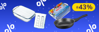 До -43% на посуд Ringel, IQ, Pyrex, Bravo Chef, Oscar