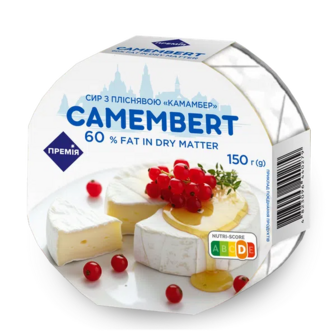 Сир «Премія»® Камамбер 60% (150г)