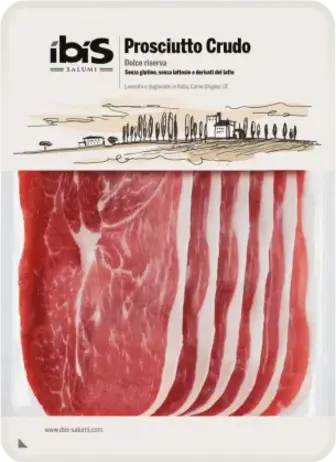 Прошуто Ibis Crudo нарізка 90 г