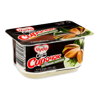 Сирок Чудо Cafe Смак Фісташкове капучино збитий 5% 100г