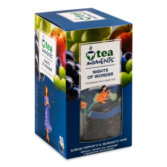 Чай Nights of Wonder чорний та зелений 15*2,2г Tea Moments