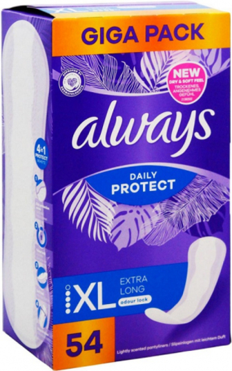 Прокладки щоденні Always Daily Protect ХL 54шт