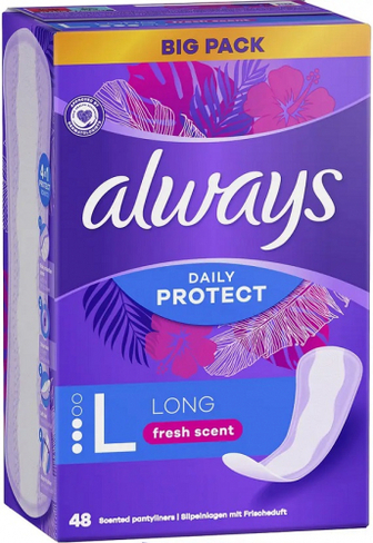 Прокладки щоденні Always Daily Protect L 48шт