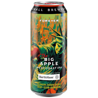 Пиво Forever The Big Apple світле нефільтроване 7% 0.5 л (4820183003225)