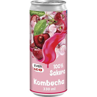 Комбуча Ever Aid Sakura 100% 0.33 л (4820183002891)