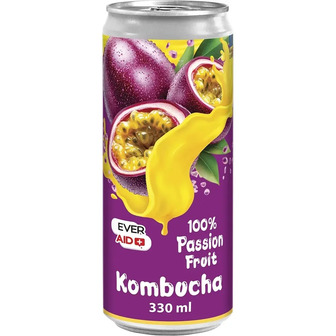Комбуча Ever Aid Passion Fruit 100% 0.33 л (4820183002877)