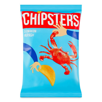 Чипси Chipster's Краб картопляні 60 г (4823127301661)