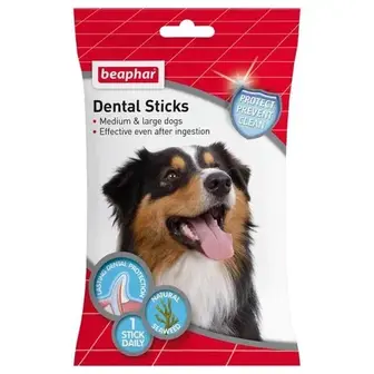 Ласощі для собак Beaphar Dental Sticks M/L 7 шт