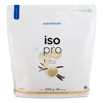 Дієтична добавка Nutriversum ISO PRO Ізолят сироваткового білка зі смаком ванілі (1кг)