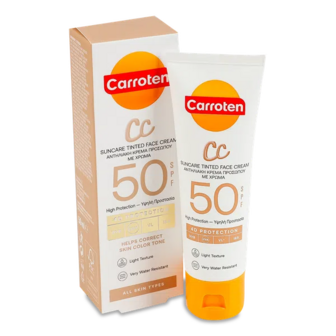 Крем для обличчя Carroten СС тонуючий SPF50 (50мл)