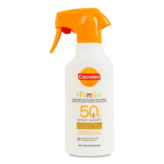 Молочко-спрей Carroten Сімейне сонцезахисне SPF50 (270мл)