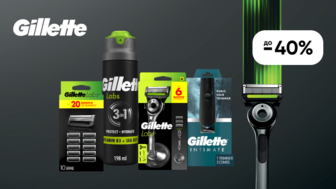 До -40% на чоловічі засоби Gillette