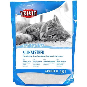 Наповнювач для котячого туалету Trixie SimplenClean силікагелевий вбирний 2.3 кг, 5 л
