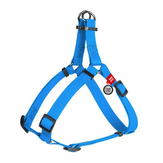 Шлея Waudog Waterproof для собак, водостійка, блакитний, 20 мм, 50-80 см (4823089319261)