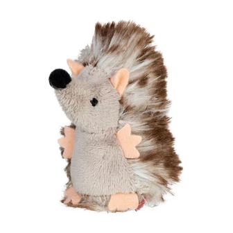 Игрушка для кошек Ёжик с погремушкой GiGwi Catch u0026 scratch плюш, искусственный мех, 7 см