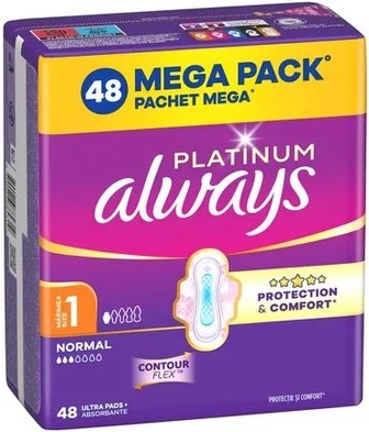 Прокладки Always Platinum Normal 48шт