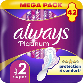 Прокладки Always Platinum Super 42шт