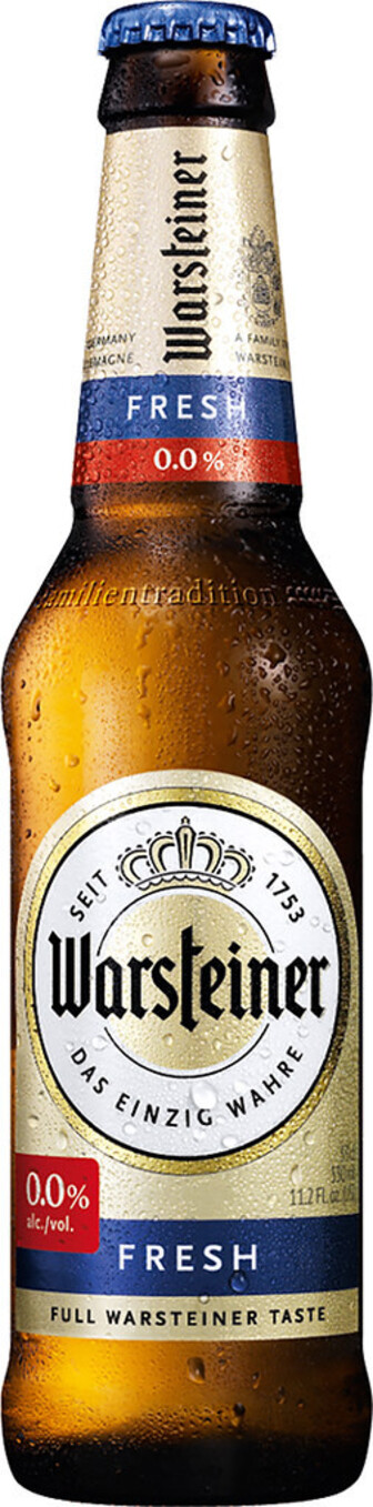 Пиво Warsteiner Premium Fresh безалкогольне фільтроване 0,33 л