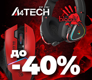 Знижки до 40% на ігрову периферію A4tech