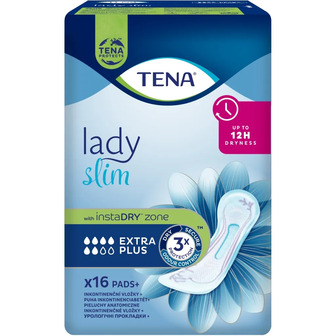 Прокладки урологічні Tena Lady Slim Extra Plus 6 крапель 16 шт (7322541463193)