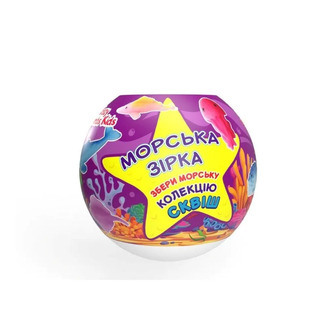 Бомба для ванн Aqua Shine Crazy Bombs Kids Морська зірка 120 г (4820240941002)
