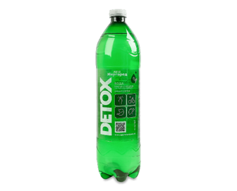 Вода мінеральна Aqua Миргород Detox сильногазована (1л)