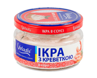 Ікра Veladis з креветкою в соусі (160г)