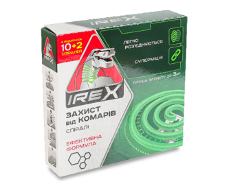 Спіралі від комарів Irex 10+2 шт. у подарунок (12шт)