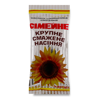 Насіння соняшника Сімейне смажене 140г
