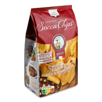 Чипси Socca Chips з нуту натуральні 120г (120г)