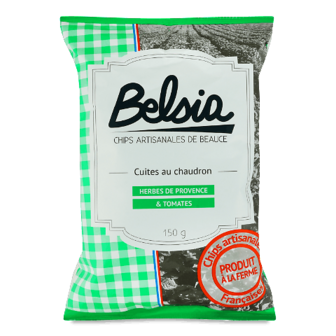 Чипси Belsia картопляні зі смаком томатів і трав 150г (150г)