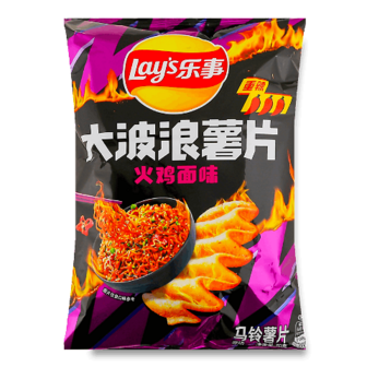 Чипси Lay's картопляні смак гостра локшина з індичкою 70г
