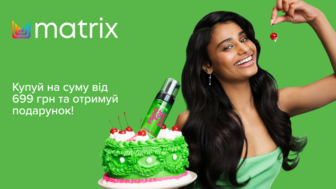  Купуй засоби для догляду за волоссям MATRIX на суму від 699 грн та отримуй подарунок*!