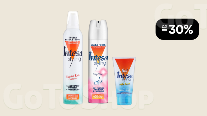 До -30% на засоби Intesa Styling 