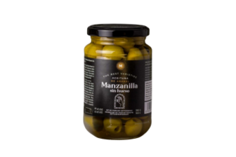 Оливки зелені Manzanilla без кісточки ТМ “Don Gastronom”, 350 г