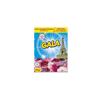 Пральний порошок Gala для ручного прання Aqua Puder Французький аромат 405 г (8006530178181)