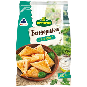 Бендерики Рудь Хуторок з м’ясом, 600 г (4823097814598)