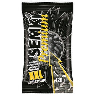 Насіння соняшника Semki Premium смажене 120 г (4820237810410)