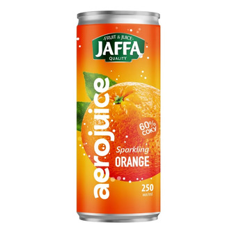 Нектар Jaffa Aerojuice апельсиновий газований пастеризований 250 мл (4820264291657)