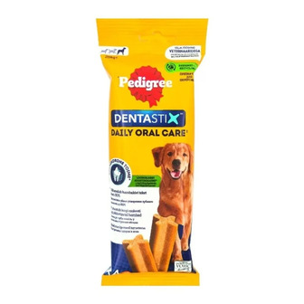 Ласощі для собак великих порід Pedigree Denta Stix Daily Oral Care Жувальні палички 154 г (5998749171158)