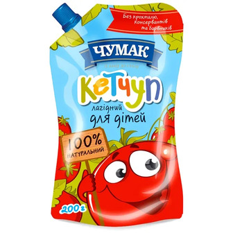 Кетчуп Чумак Лагідний, для дітей, 200 г