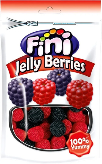 Цукерки Fini Jelly berries желейні 165 г (8410525211287)