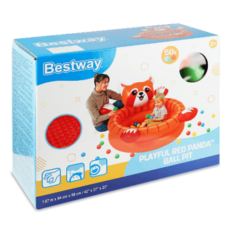 Басейн дитячий Bestway з м'ячиками 94х58 см 1005242 шт