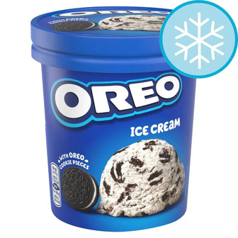 Морозиво Oreo ванільне зі шматочками шоколадного печива 9.5% 287 г (4007993035916)