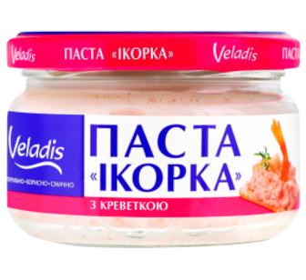 Паста Veladis Ікорка з креветкою 160г